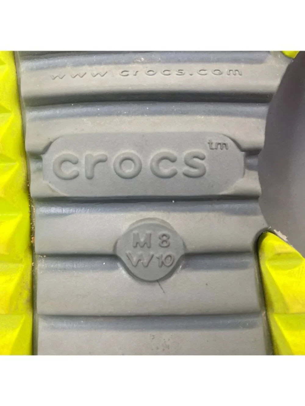 Crocs Classic Hiker Clog Black Unisex Womens 10  Men 8  Shoes Neon Straps JIBIT